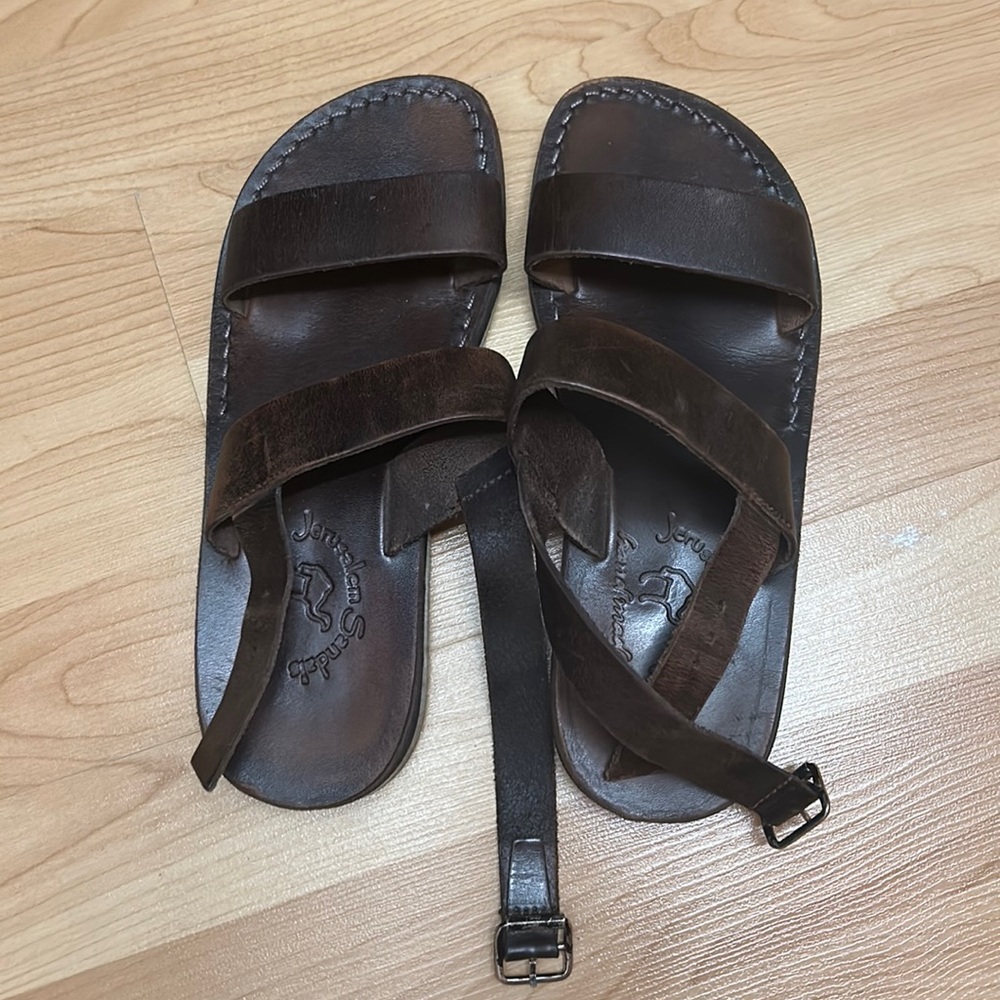 Jerusalem Sandals, brown leather